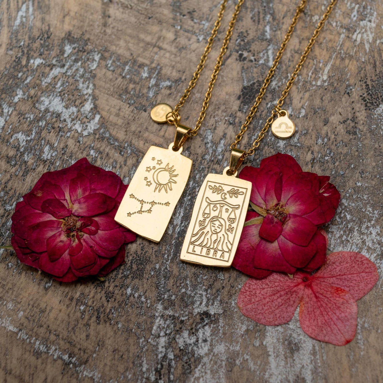 Zodiac Tarot Card & Astrology Necklace