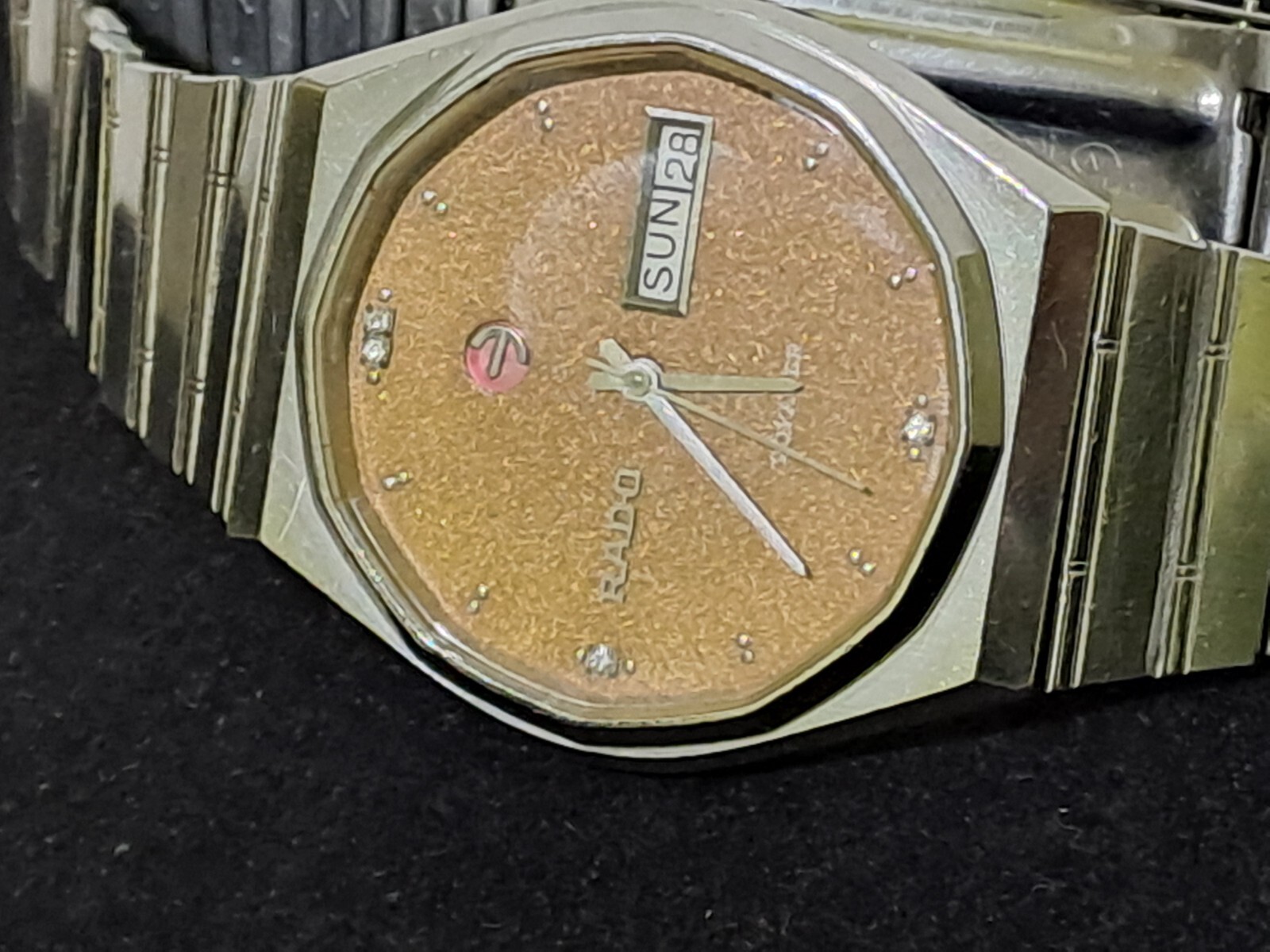 RADO VOYAGER 636.3424.4 DODECAGON ETA.2879 VTG AUTOMATIC SWISS MEN’S WATCH