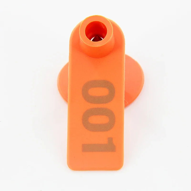 No. 1-500 Sheep Ear Tag Signs with the Word Ear Laser Typing Copper Head Earring