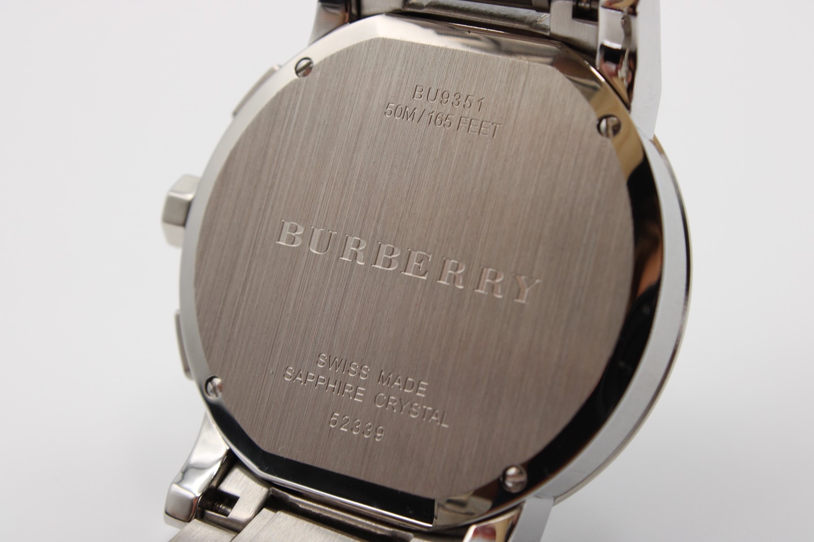 BURBERRY The City BU9351 Stainless Steel Black Dial Men’s Watch 42mm