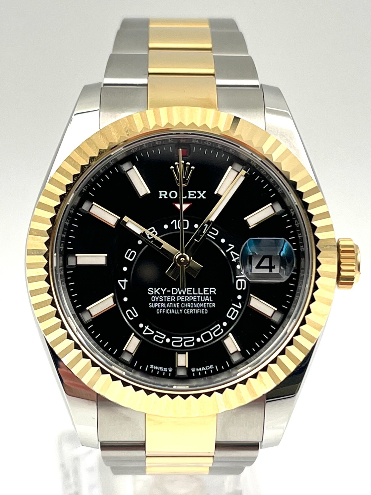 Rolex Sky-Dweller Black Dial Two Tone Oyster Bracelet 336933 Pre-Owned 2023