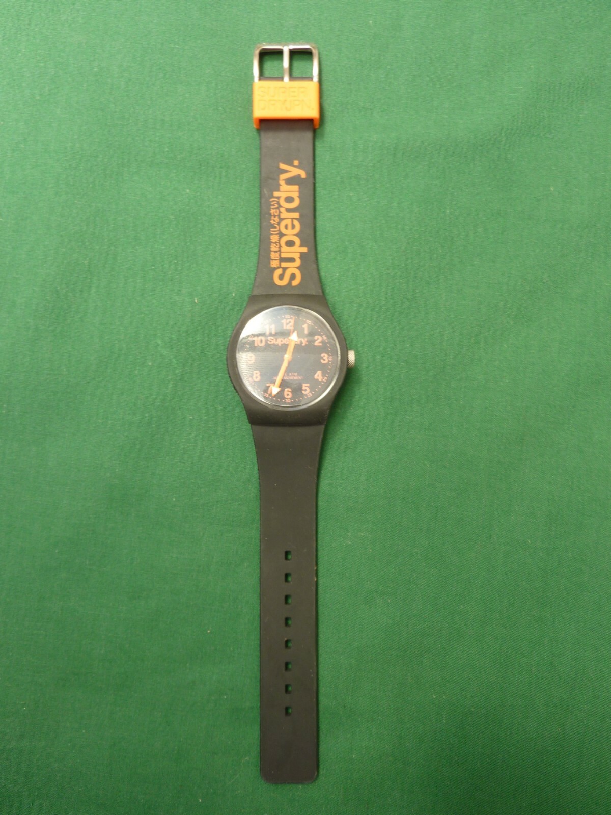 SUPERDRY PROFESSIONAL TIMEPIECE – BLACK/ORANGE SYG164B