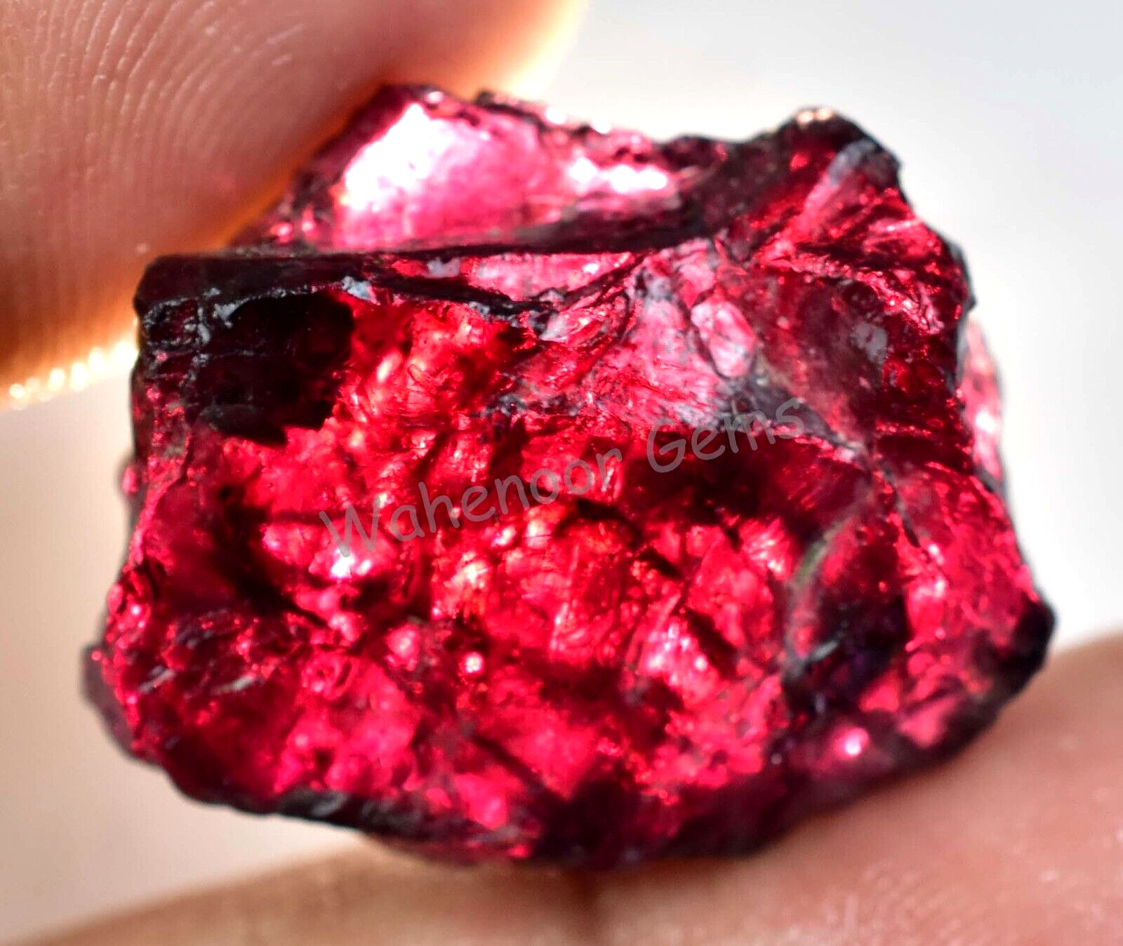 49.30 Ct Natural Red Brown Painite Rough Facet Top Quality Mogok AGL Certified