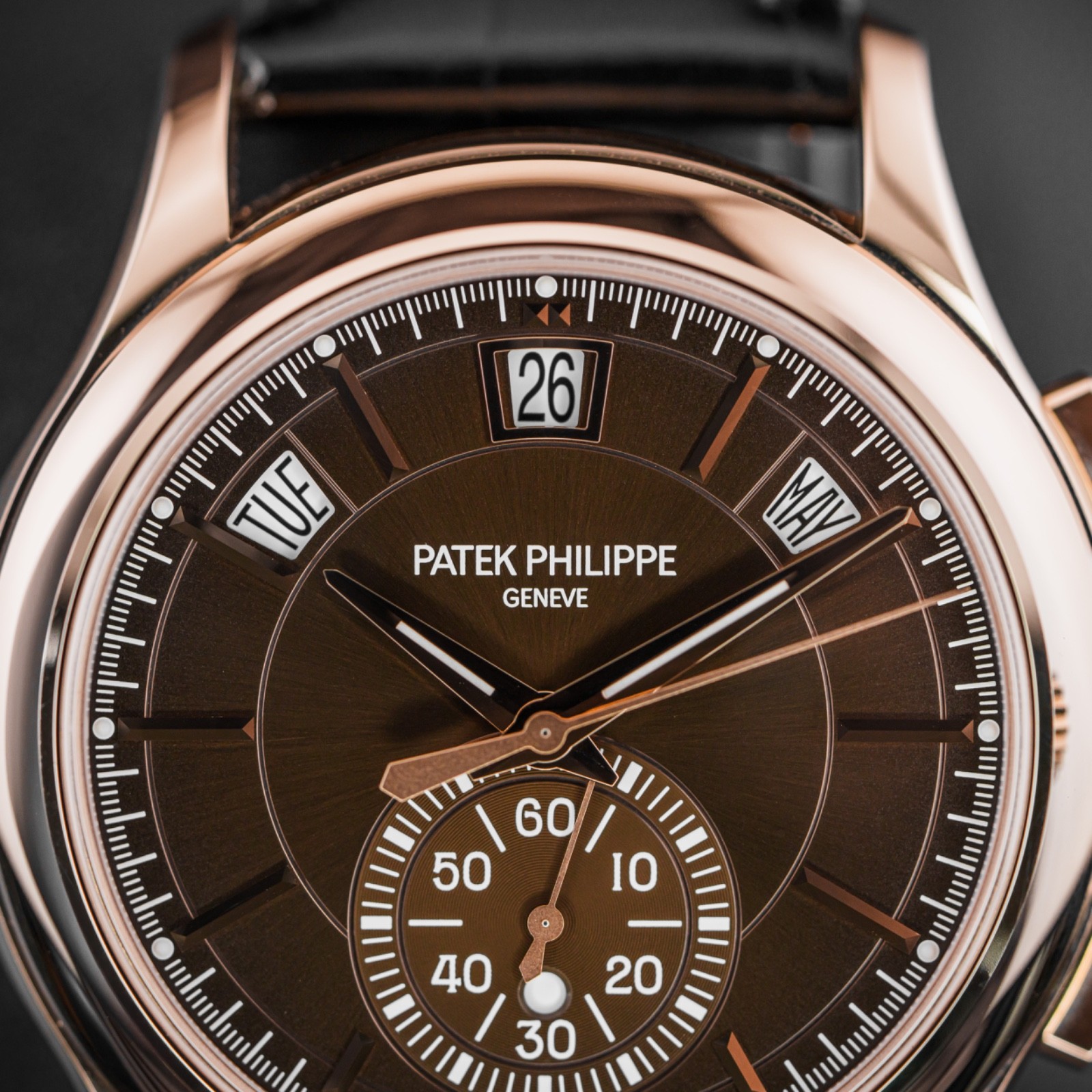 Patek Philippe 5905R-001 Annual Calendar Chronograph Rose Gold with Papers