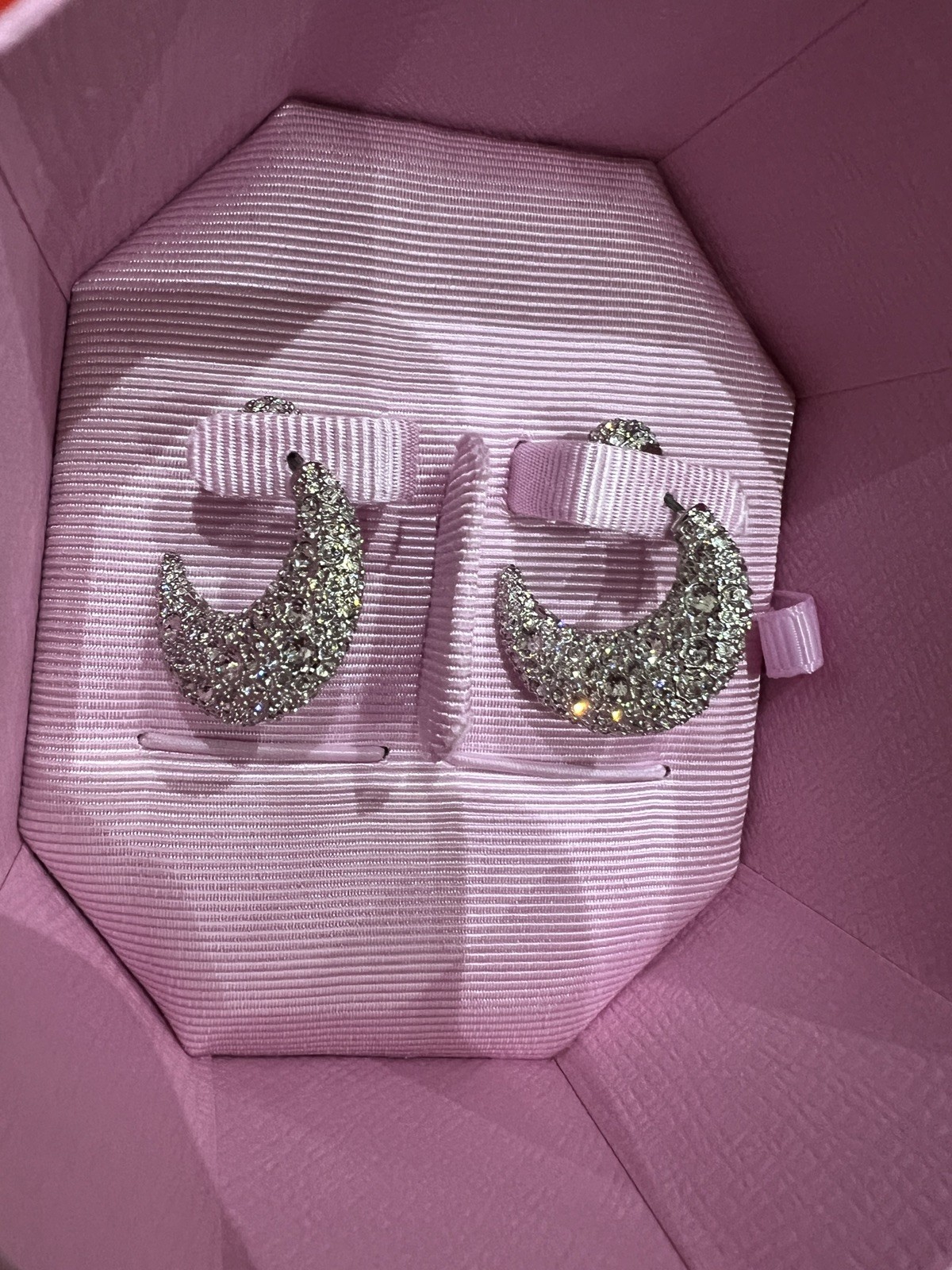 SWAROVSKI Sublima Luna Moon drop earrings Rrp £169.00 5666179 + bag💕❤️