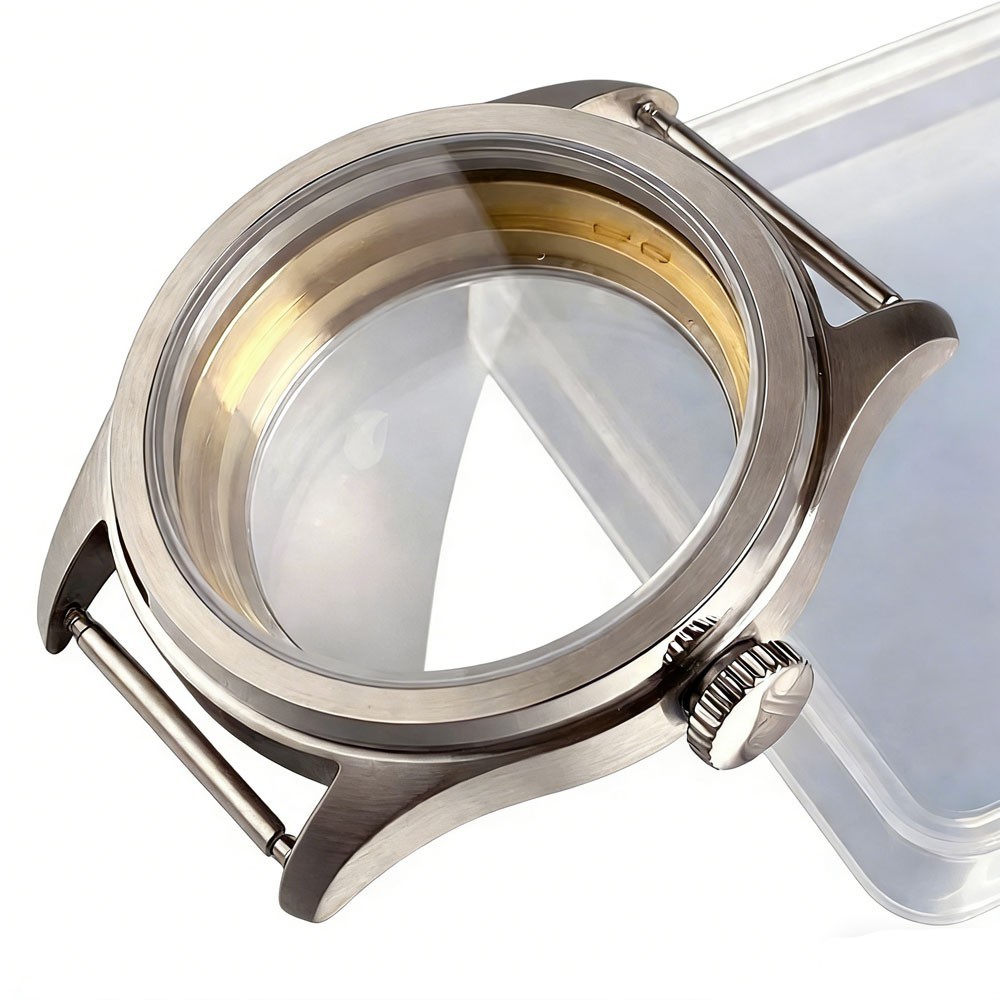 38mm Retro Watch Case with Dial Set Clear Back Fit NH35 NH36 NH38 ETA2824 PT5000