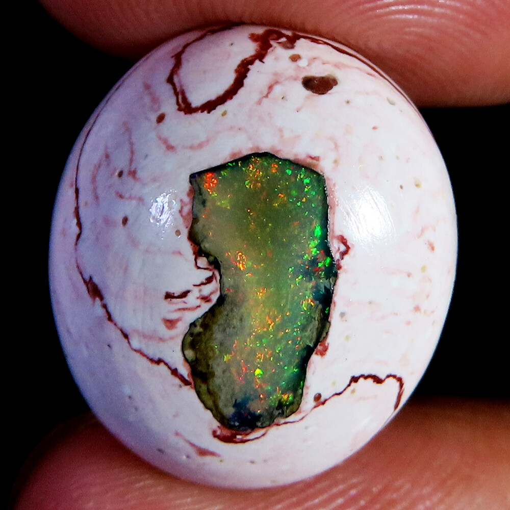 NATURAL MEXICAN FIRE OPAL MIX SHAPE CABOCHON LOOSE GEMSTONE (SIZE 10-26 MM)