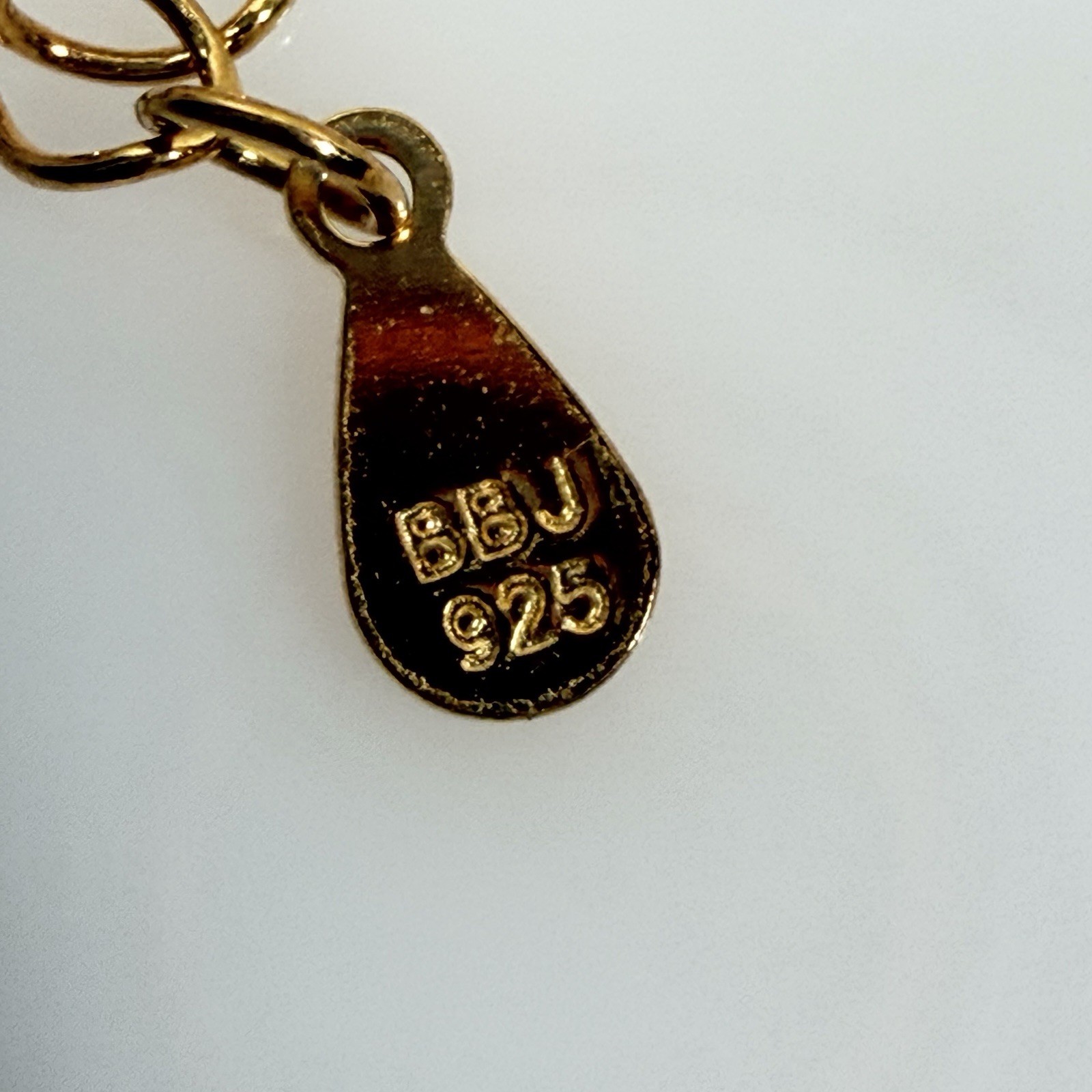 Ruby Necklace Lab Created Pendant 925 Gold Vermeil BBJ Bangkok Ratnaraj 18+2 In