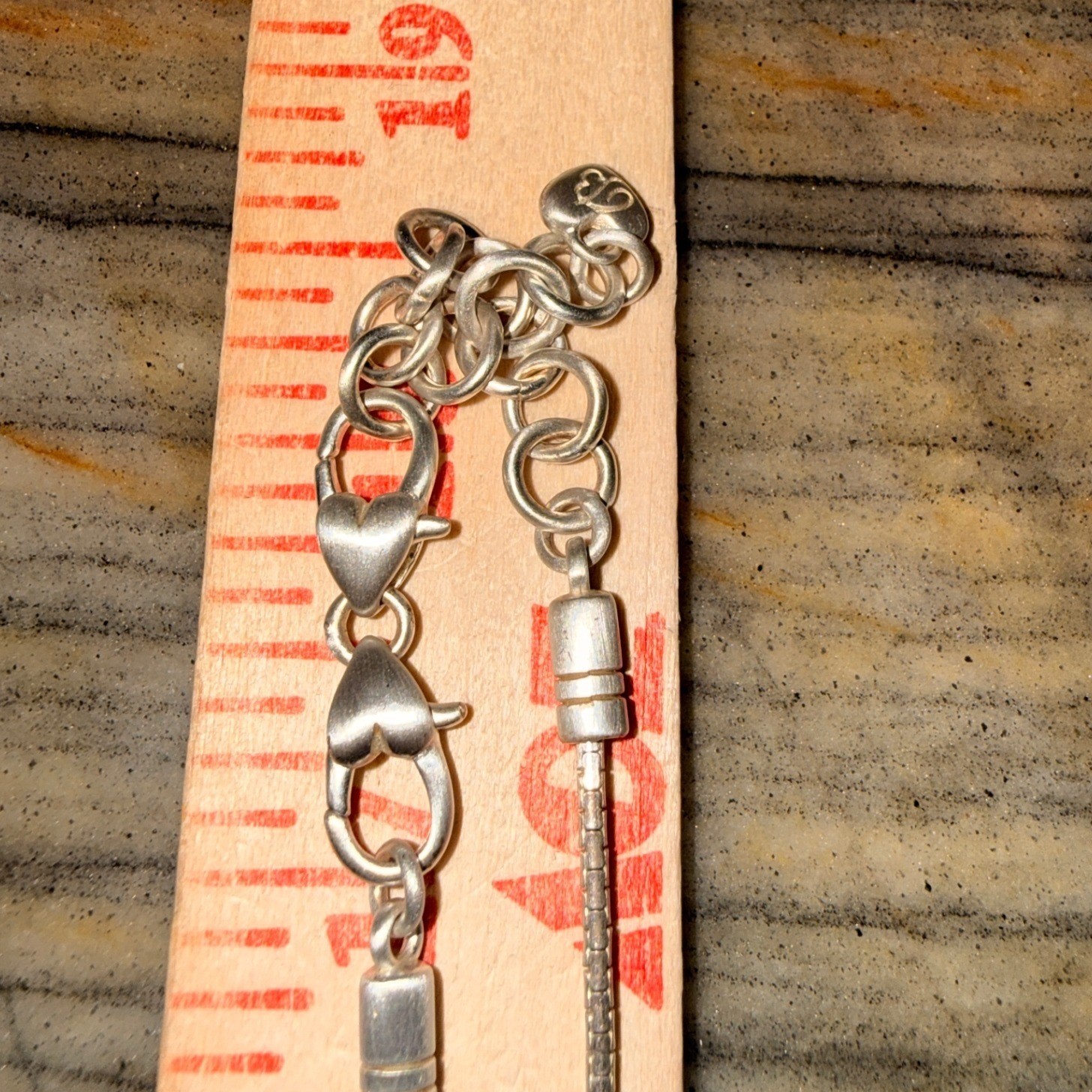 Brighton Silver Tone Crystal Anchor Pendant Necklace Nautical Maritime 19 In