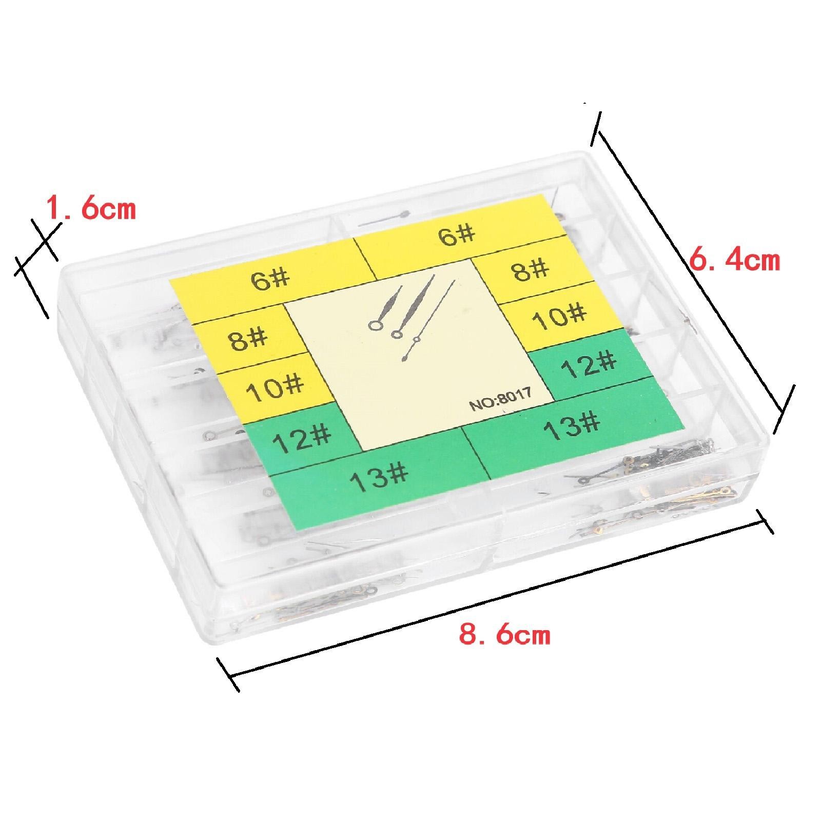 100 Sets /Box #6-#13 8017 Watch Hands Needles Handle For Miyota 2035 Movement