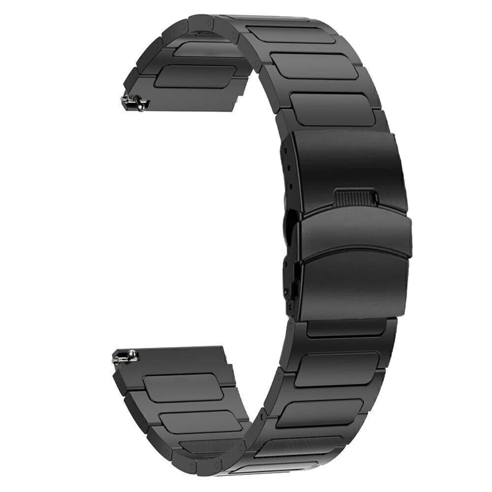 22mm Luxury Titanium Metal Strap for Fossil Watch Universal Wrist Band Bracelet