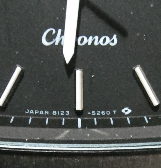 Vintage Seiko Chronos 8123-5260 Quartz Black Dial Day Date Clean – Running Watch