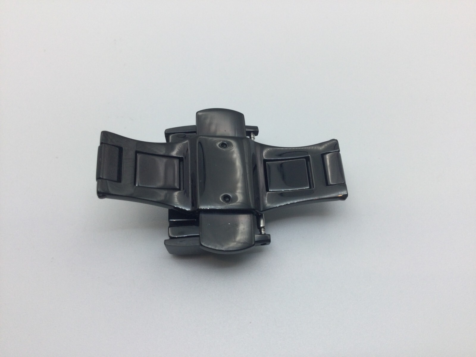 TOP QUALITY 20MM i-GUCCI RUBBER STRAP DEPLOYMENT BUCKLE YA1142 BLACK BUCKLE PIN