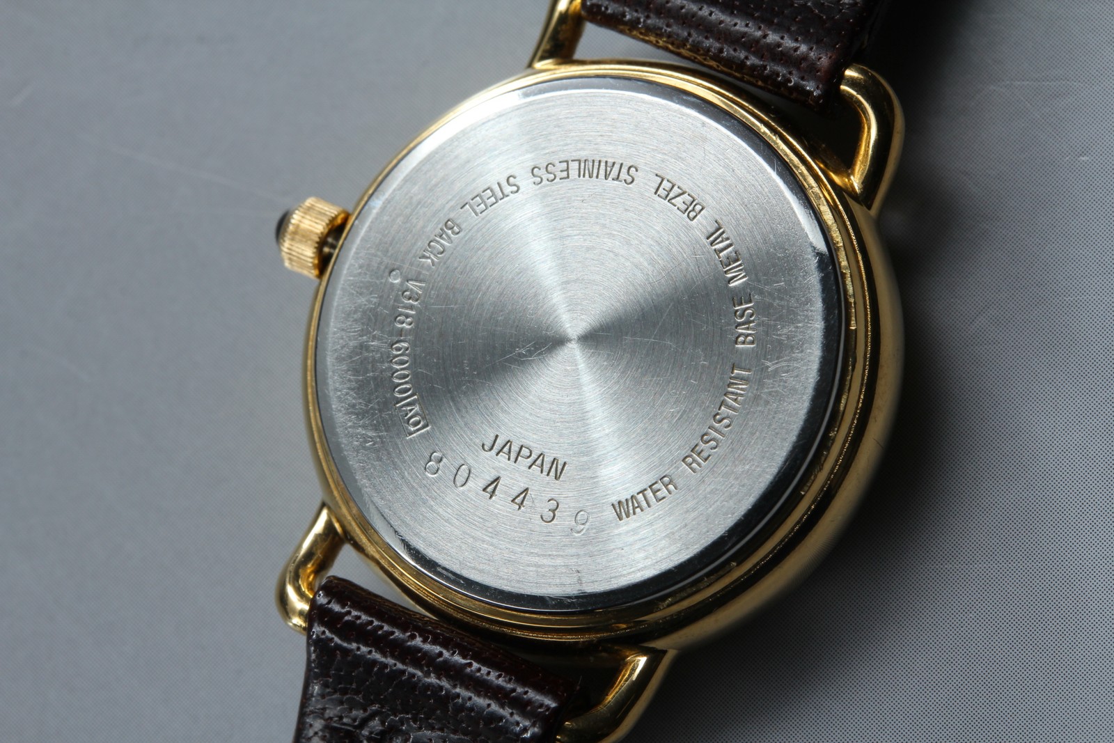 [Exc+5] SEIKO Alba V318-6000 Moon Phase Gold Dial Quartz Women’s Vintage Watch