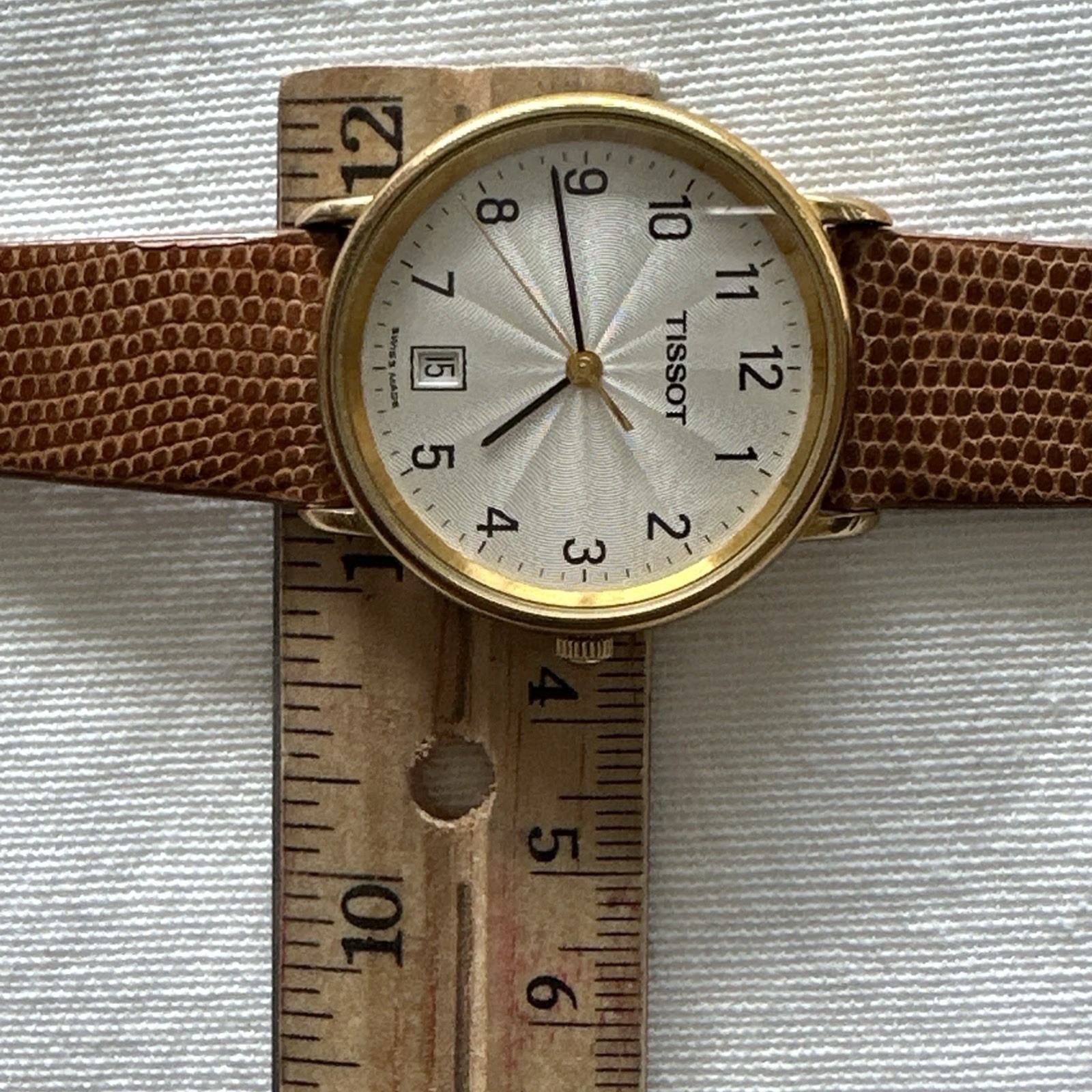 Tissot Womans T890K￼ Stainless Steel Water Resistant Mineral Glass Leather