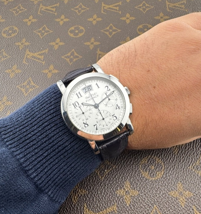 Paul Picot Firshire Flyback Stainless Steel Gran Date Men Swiss Made