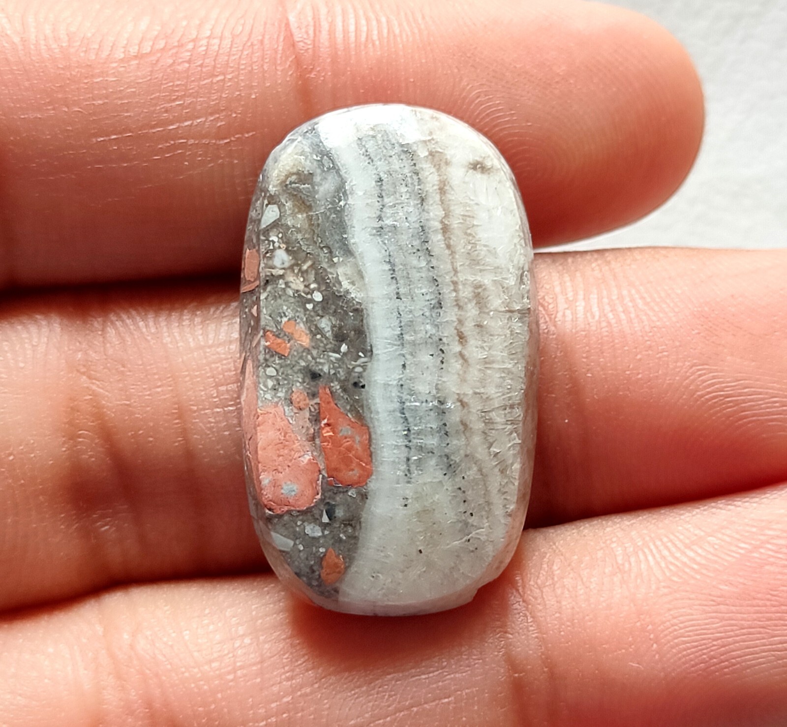 25 Cts Natural Maligano Jasper Loose Gemstone Rectangle Cabochon 28x17x6 MM