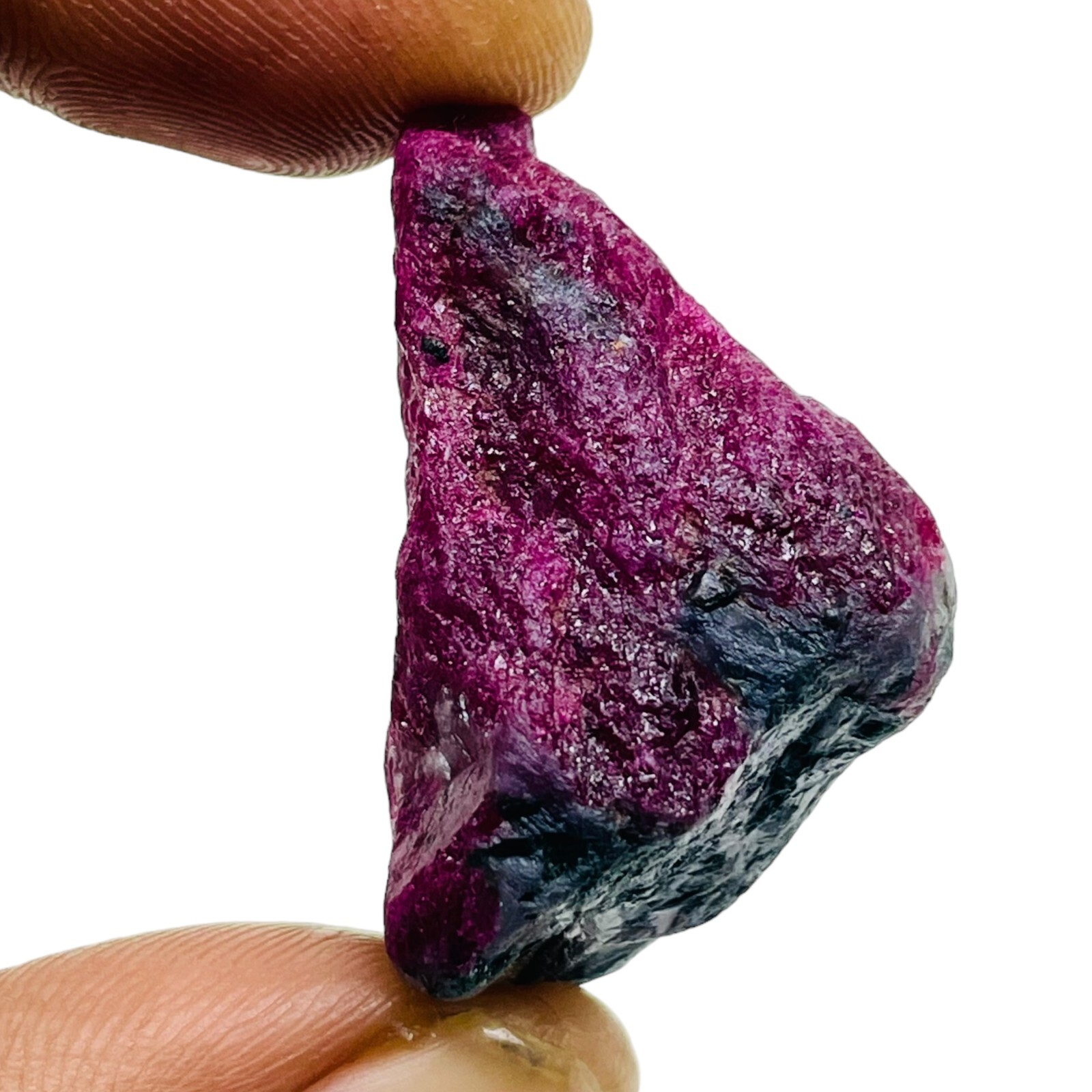 148.80 Cts Unheated Natural Ruby Rough 36x28mm Stunning Red Huge Gemstone