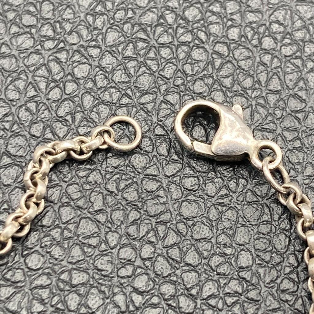Georg Jensen Silver 925 Heart by Heart Pendant Necklace 38cm Rare Authentic