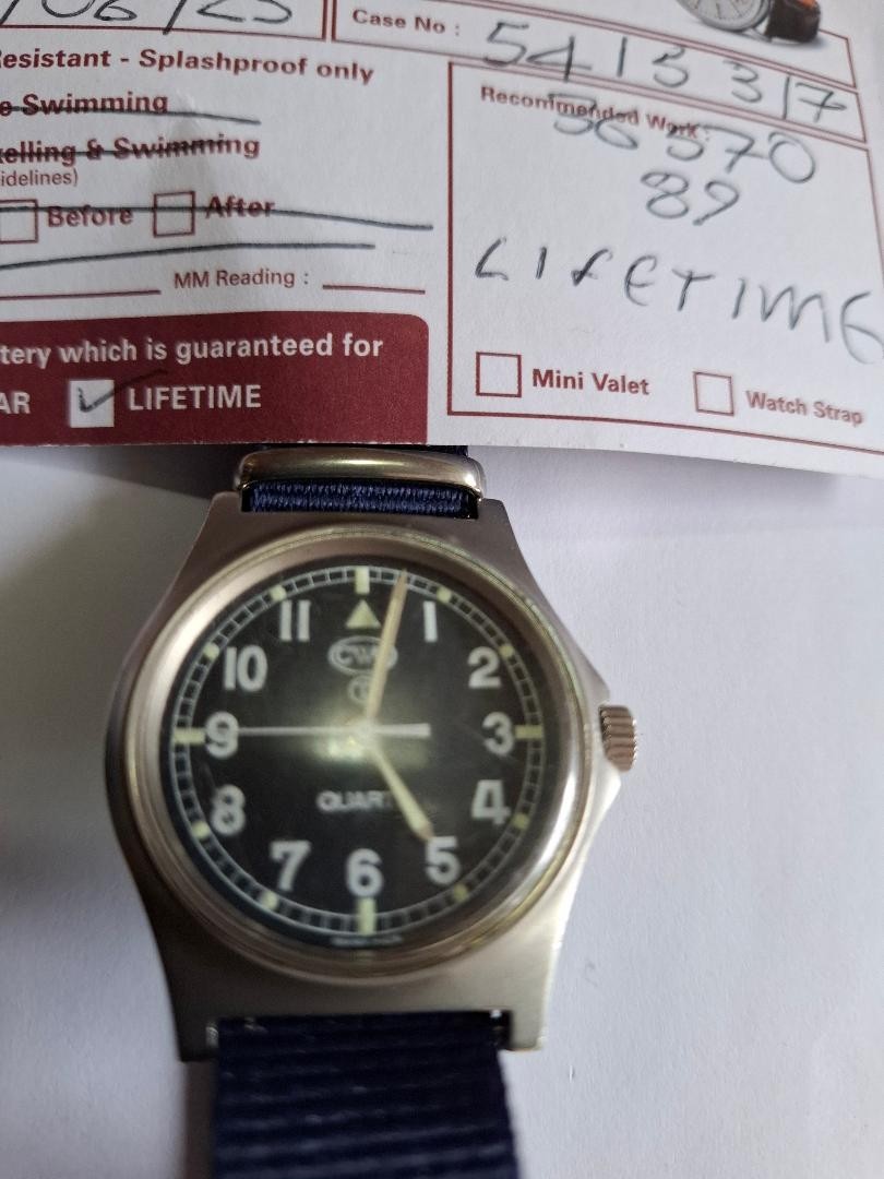 CWC G10 Military Watch 1989 Issue Royal Navy 0552/6645