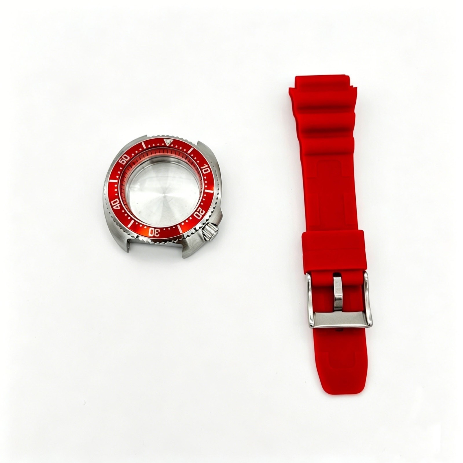 Watch Case for VK63 Movement Mecha-Quartz Chronograph 40mm Stainless Steel