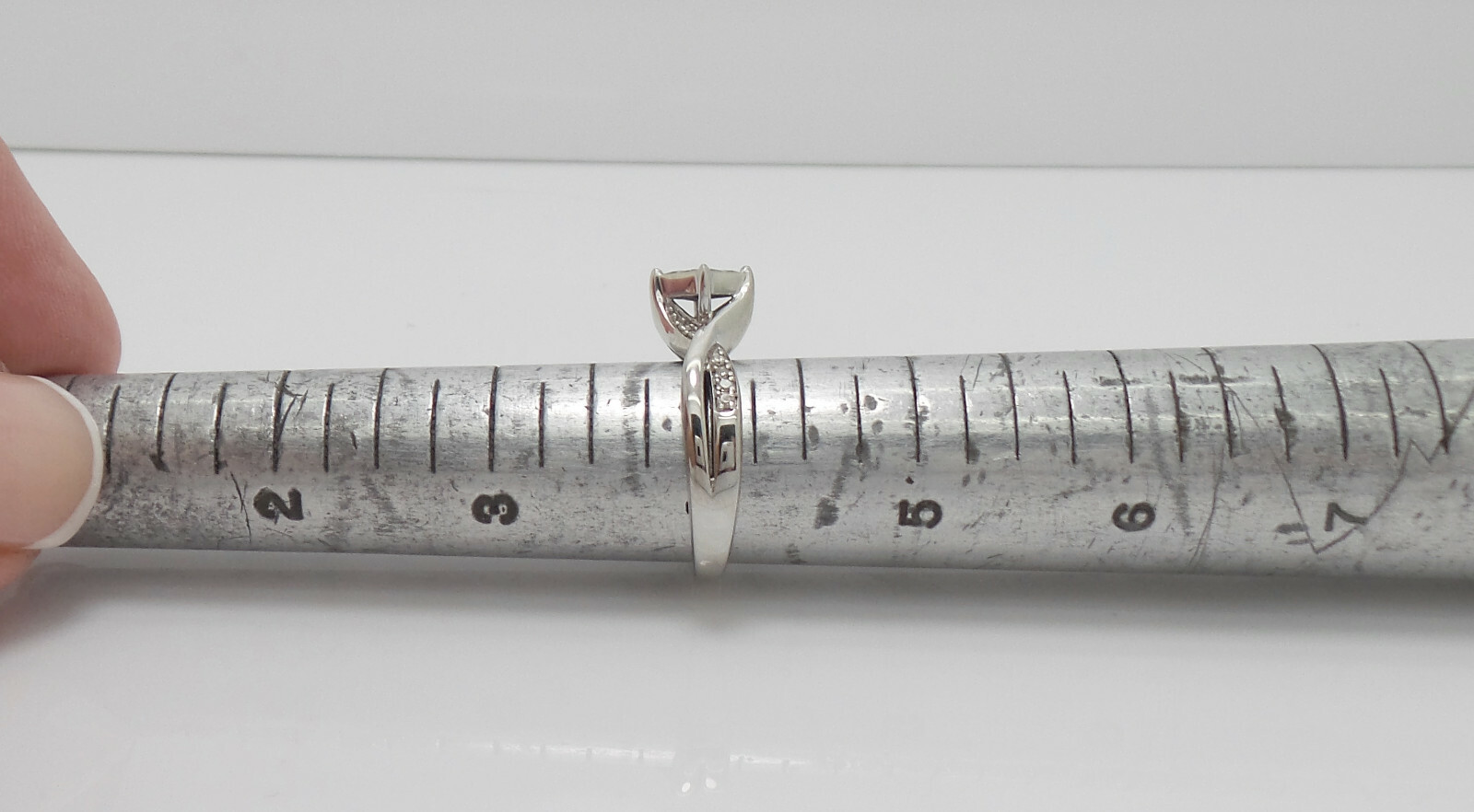 1/2CT Natural Diamond Cluster Engagement Wedding Bridal Ring Band 10K White Gold