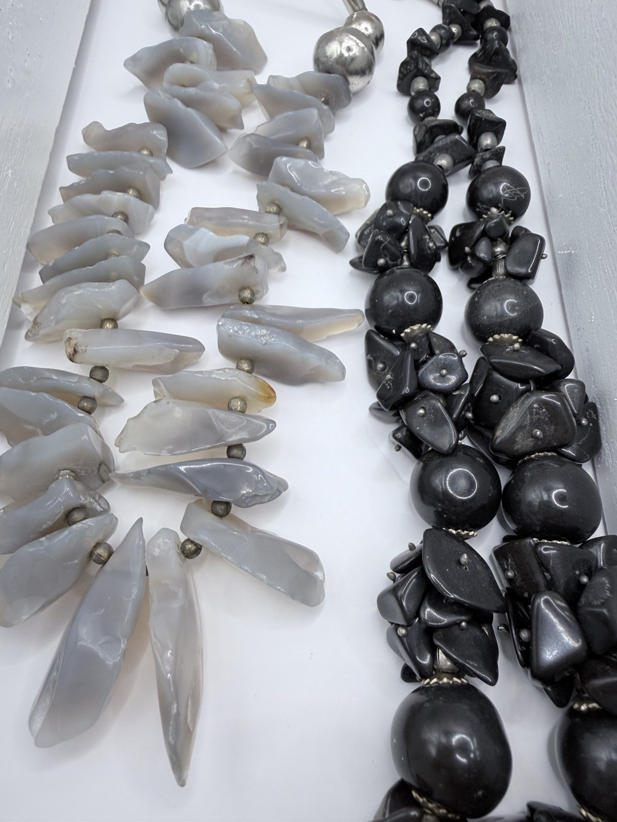 Vintage Natural Gemstone And Shell Lot Of 31 Pieces- Pearl, Shell, And More