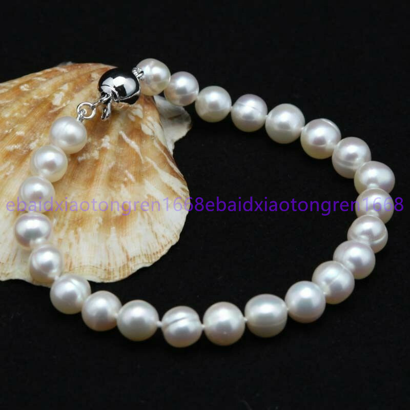 7.5 Inch 8-9mm Multicolor Cultured Freshwater Pearl Bracelet