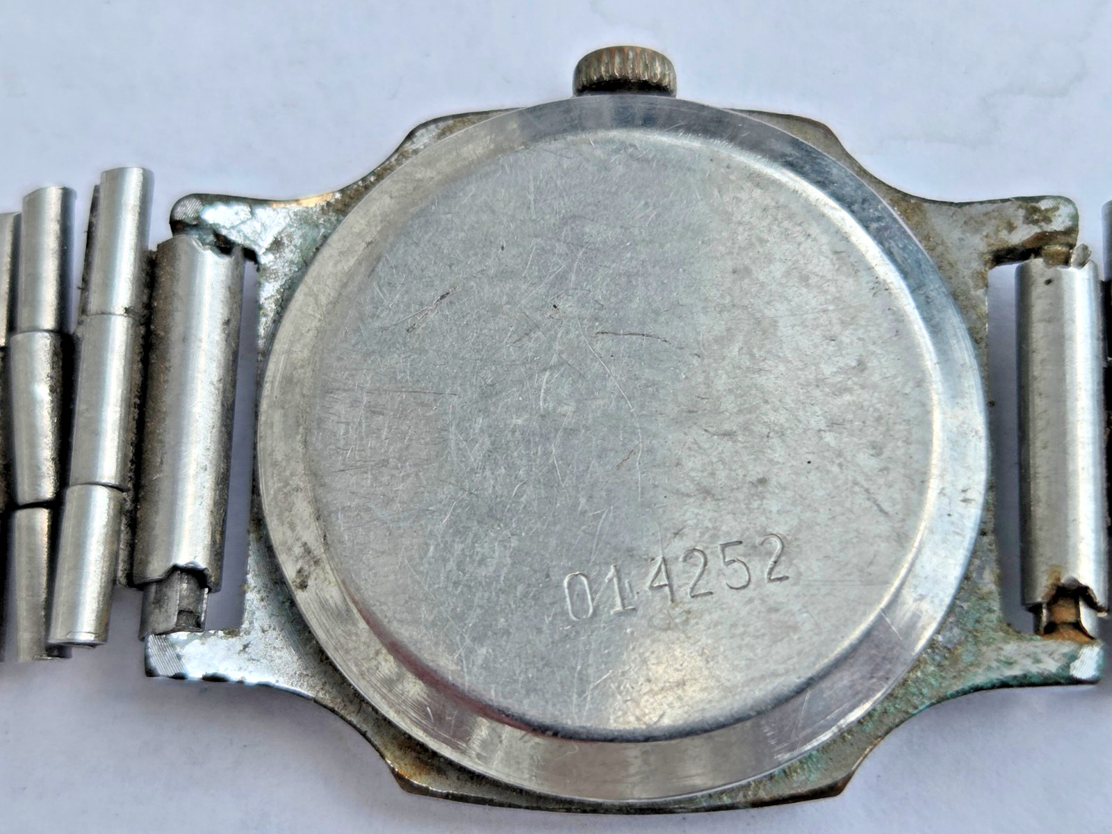 Russian Wristwatch Watch Pobeda , Victory . Made in USSR . Not working for parts