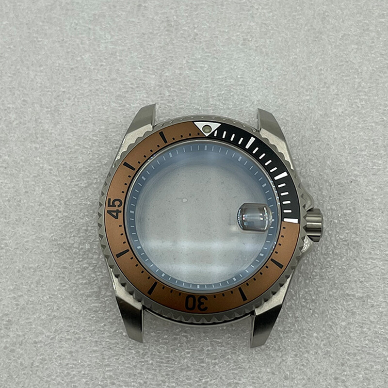 NH35 case 43.5MM Titanium case fit NH35/NH36 movement Titanium watch cases