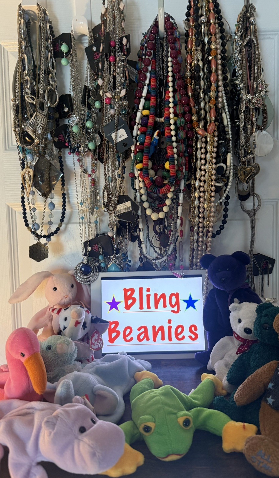 BLING BEANIES (Mystery Jewelry Jar) Free Shipping In US ALL Wearable New & Used