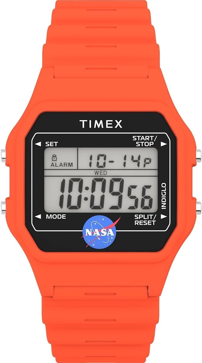 Timex NASA Artemis **Orange** Digital Watch TW2Y13300 NEW IN BOX