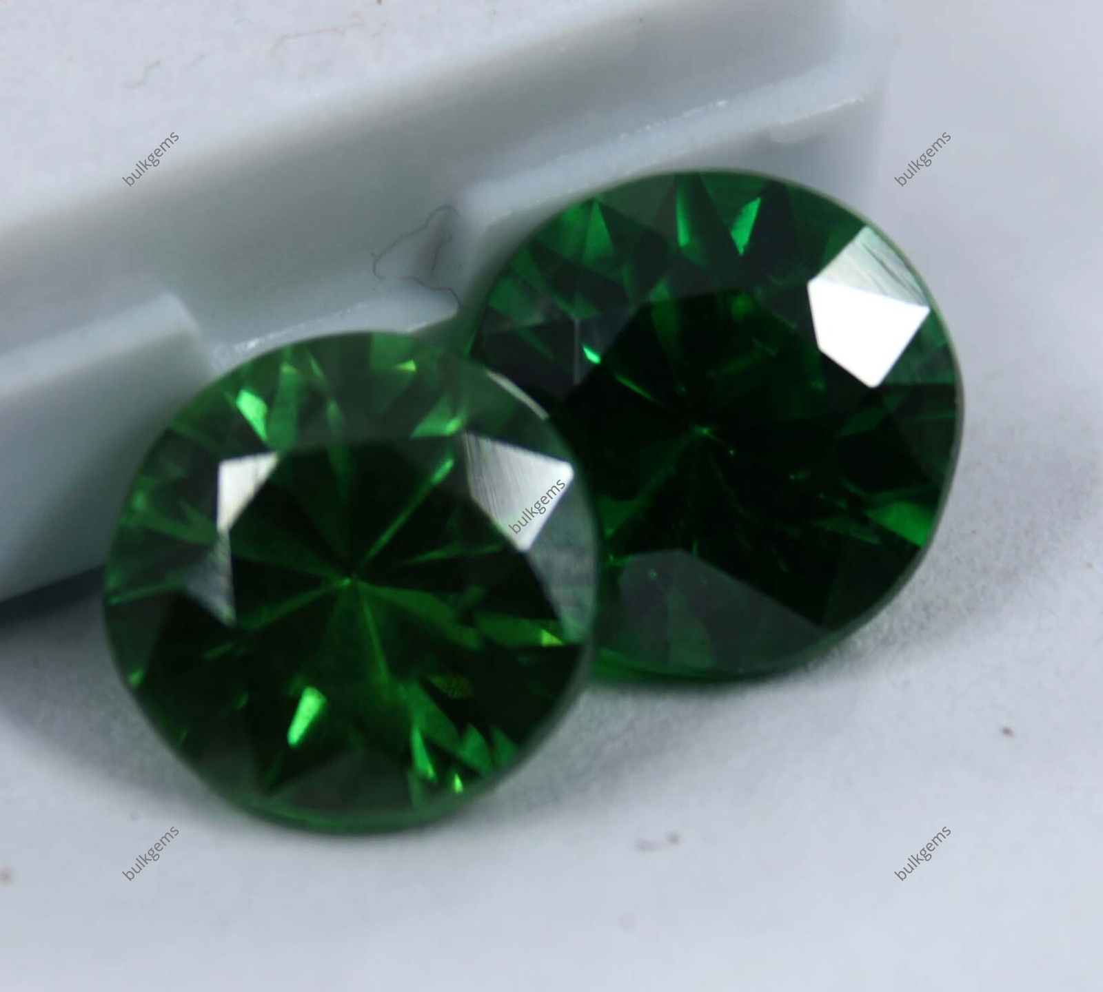 AAA VVS 18 Ct Natural Certified Green Tourmaline Round Cut Loose Gemstone