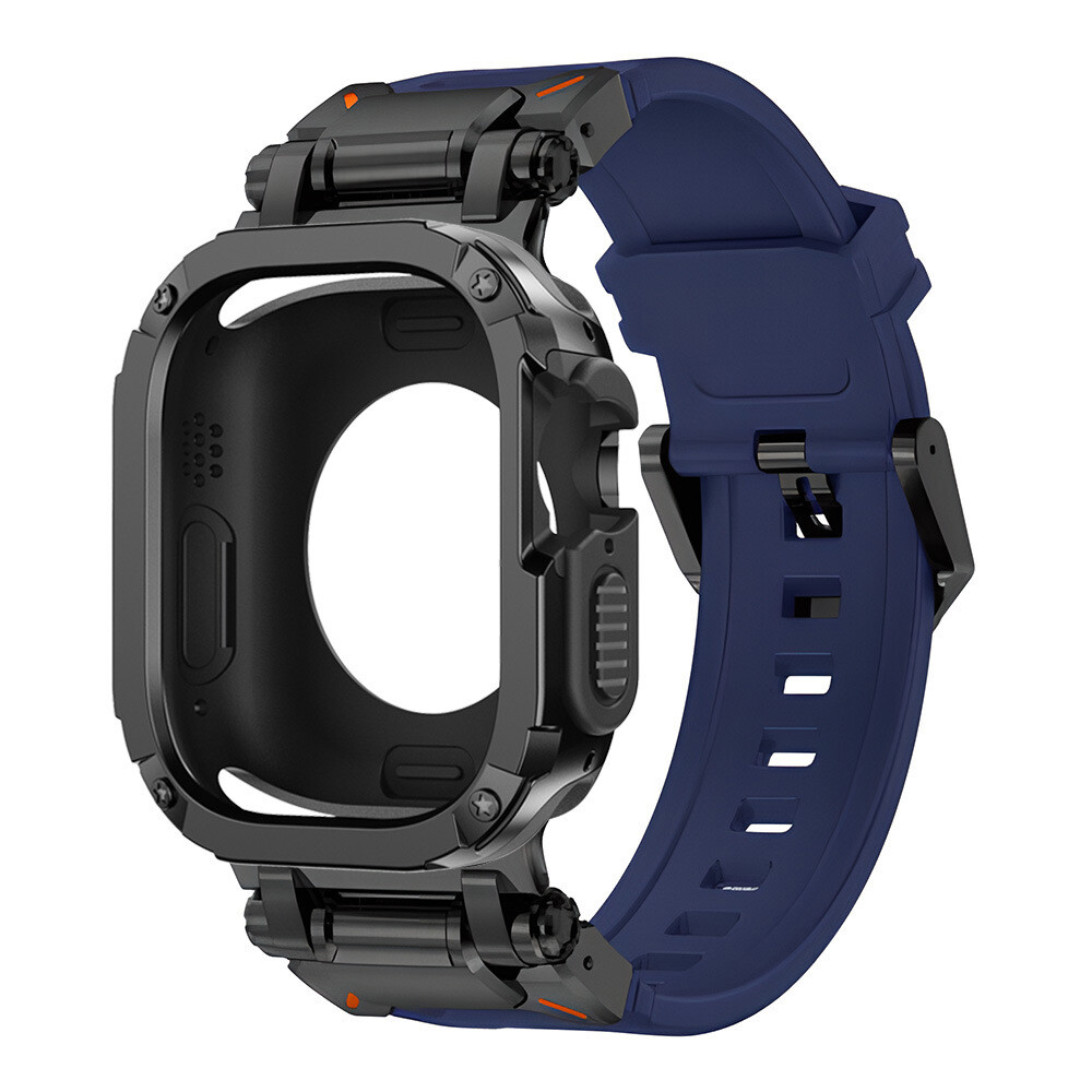 Luxury TPU Case+Rubber Sports Band Strap For Apple Watch Ultra 3 11 10 49mm/46mm