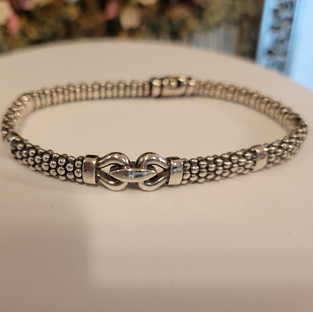LAGOS CAVIAR 7.25 INCH BRACELET 25.0G Sterling Silver Signature Bracelet