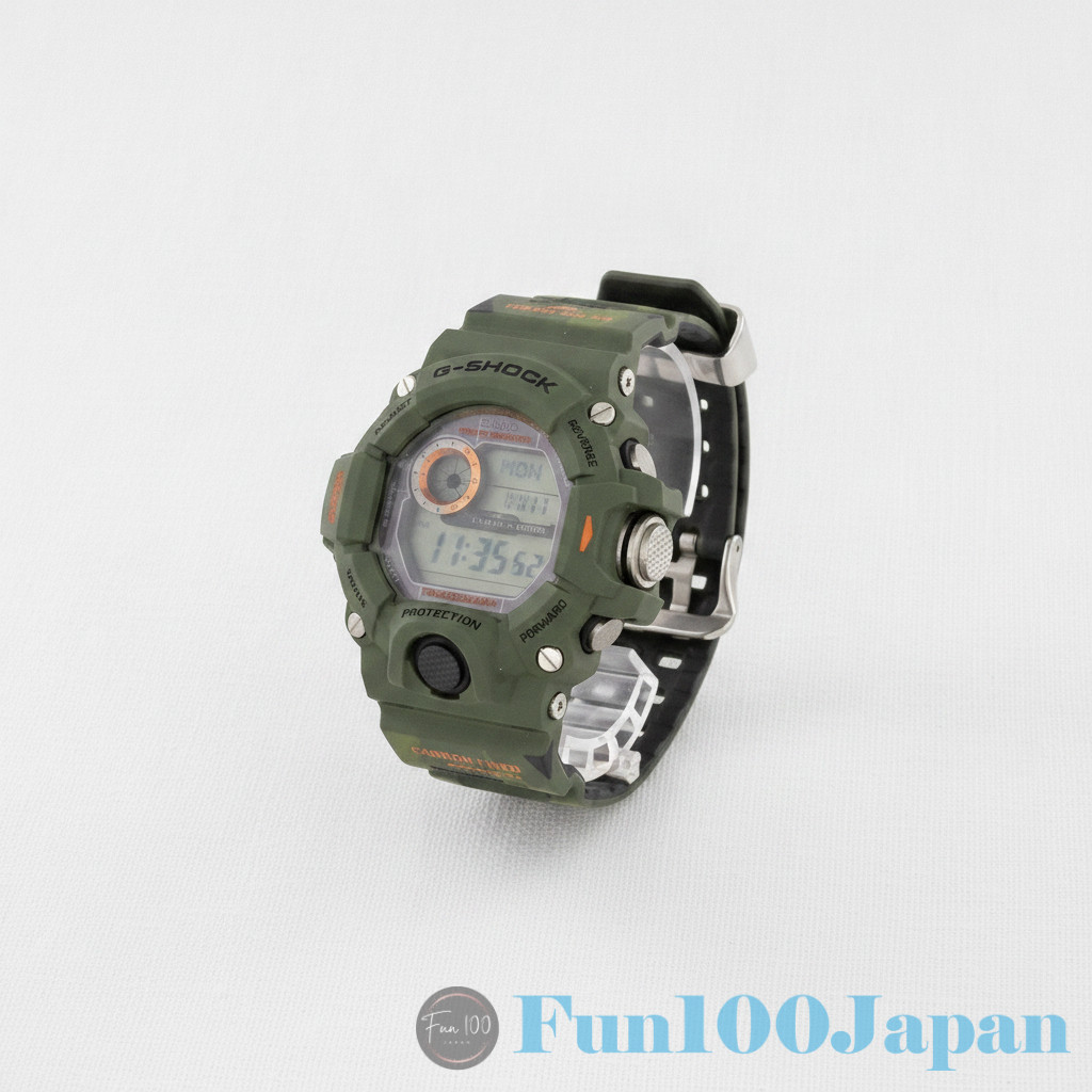 Casio G-Shock GW-9400CMJ-3JR Rangeman Green Camo Solar Digital Wristwatch
