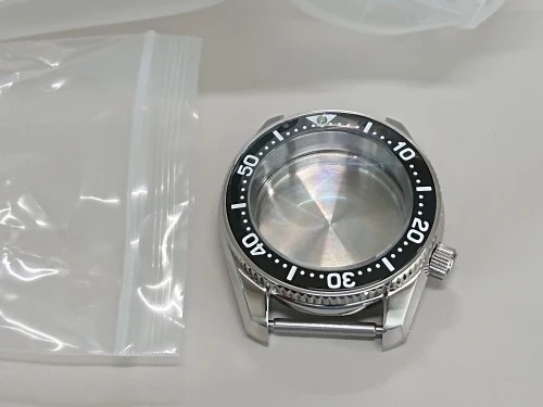 42mm Watch Case Strap Sapphire Crystal Set For NH35 NH36 NH34 NH38 4R36