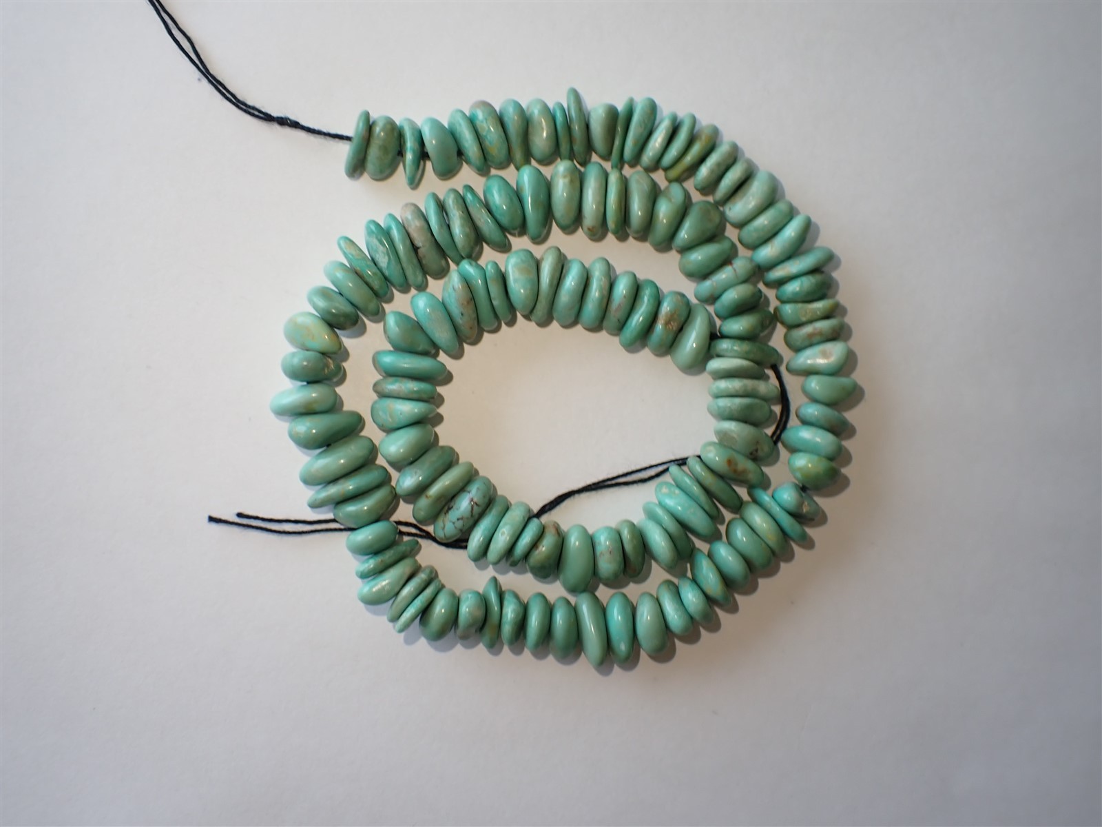 Genuine Elisa (Sonora) Turquoise side-drilled Nugget Beads – 8-10×3-5mm – Strand