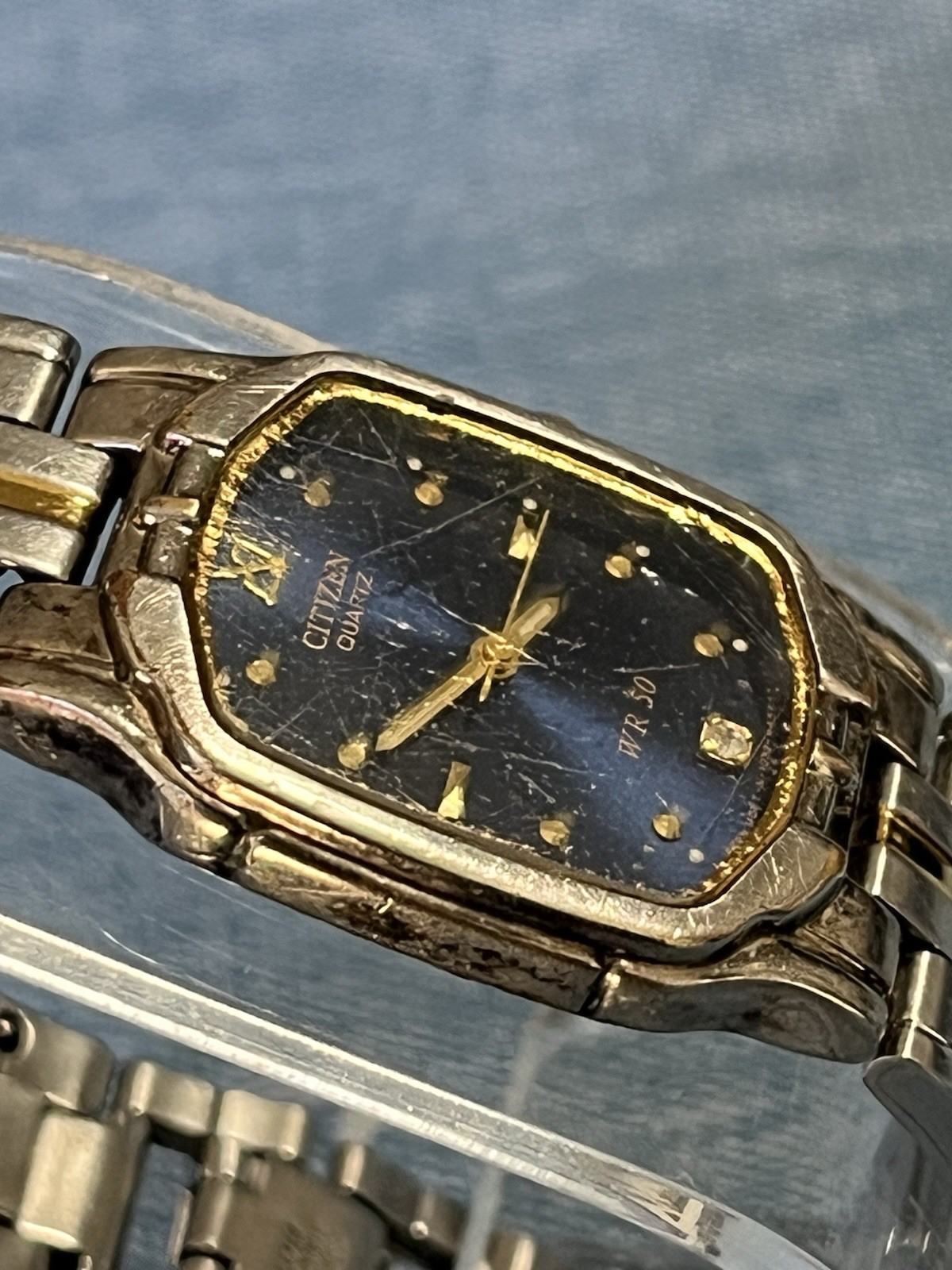 Vintage 1992 Citizen Quartz Watch 1032 Sagittarius Zodiac Dress RUNS PERFECTLY