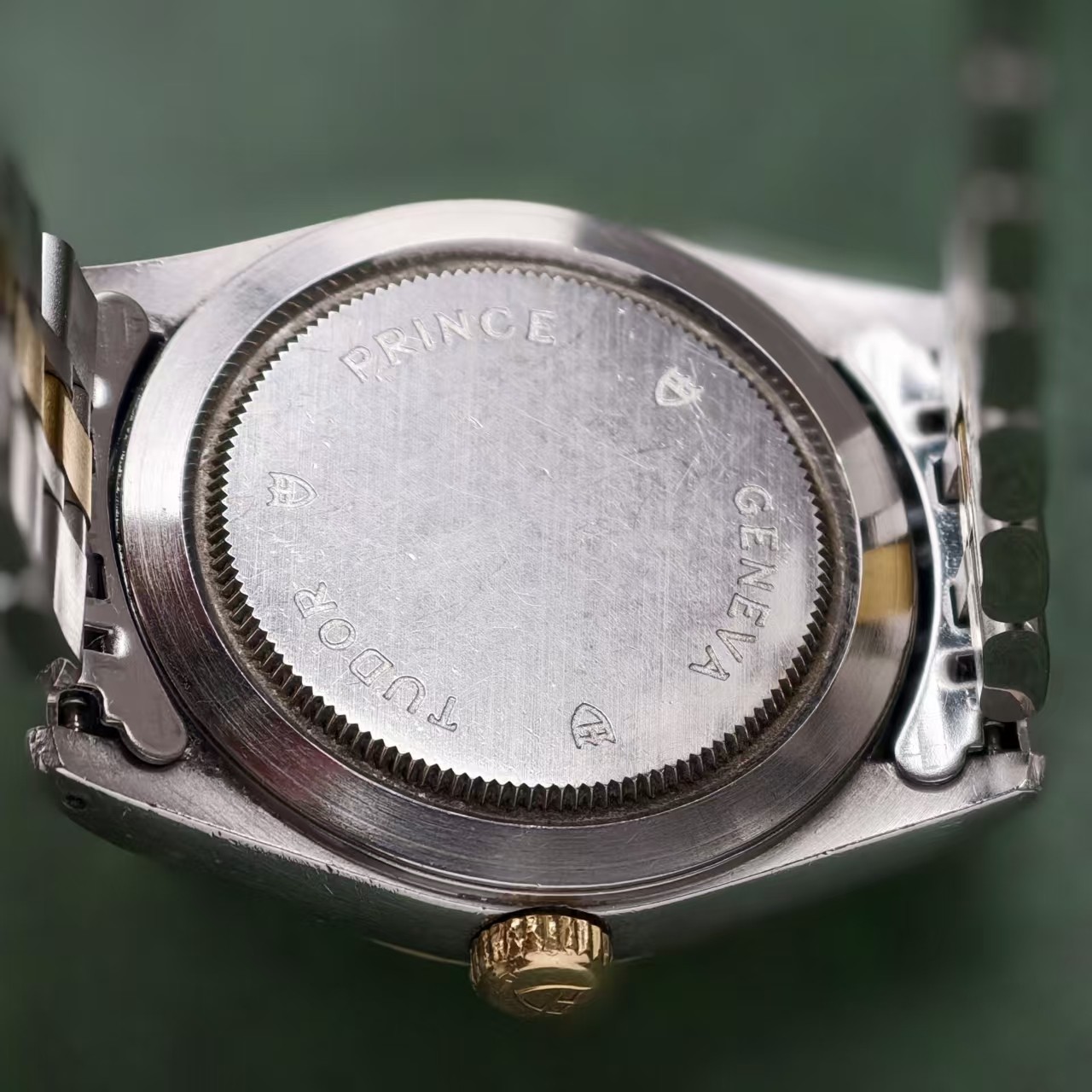 Tudor Champagne Scale Dial 76213 Prince Date Men’s Watch Automatic 36mm