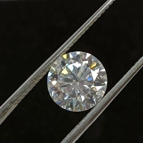 Moissanite Loose Round Stone Color White Cut Certificate Real Excellent Gem 8 MM