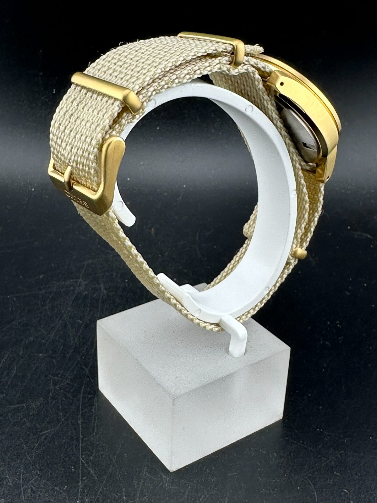 Seiko SUS Nano Universe Men’s Silver Dial Gold Tone 35mm Quartz Watch 7N01-0KL0
