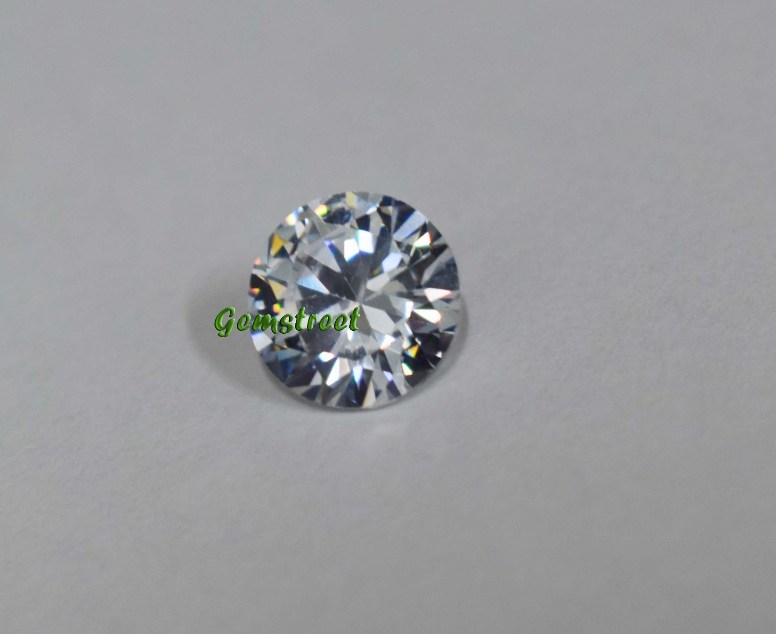 Brilliant 4 Ct Natural White Sapphire Round Cut Certified September Birthstone.