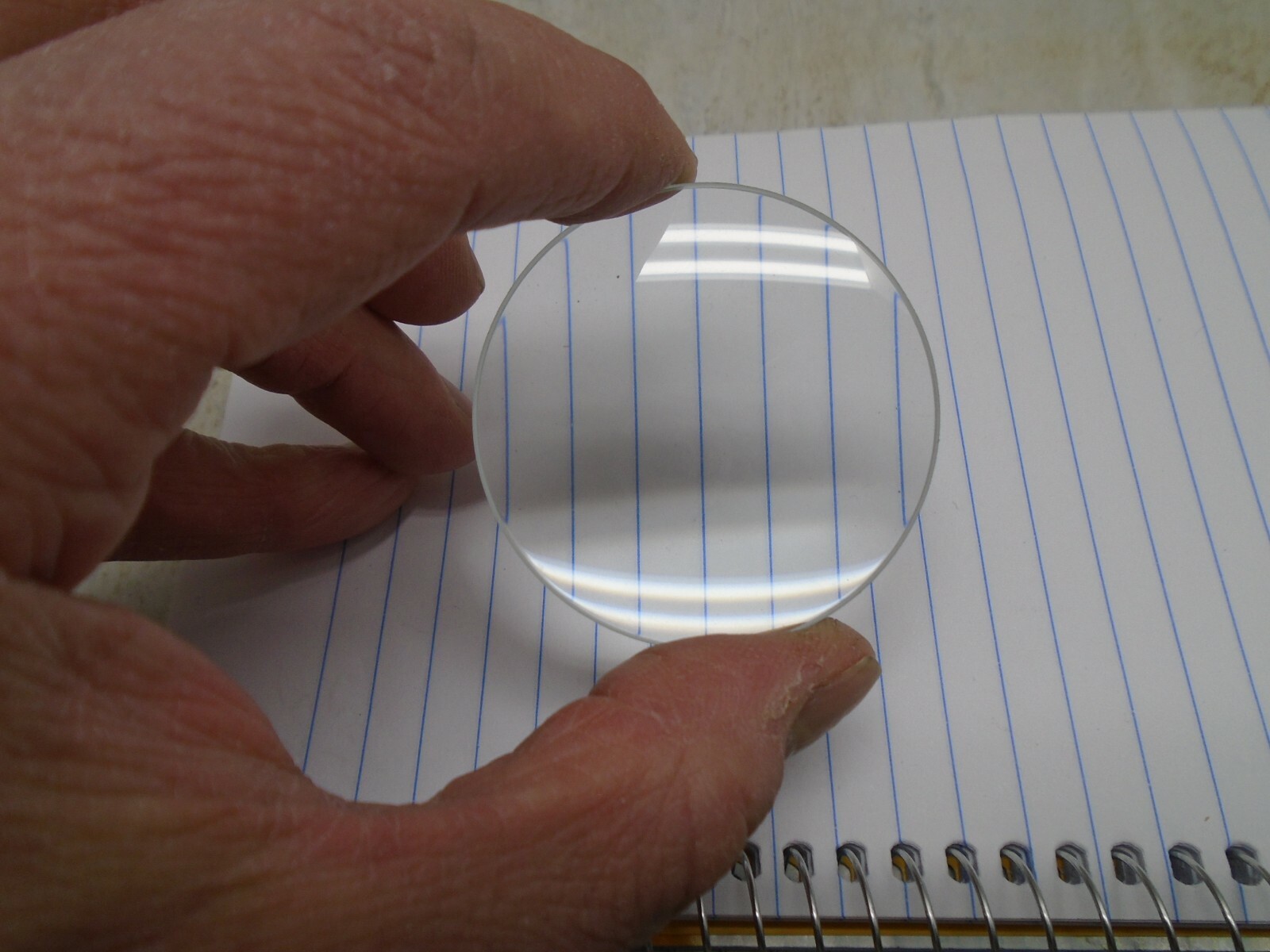 Bi-convex Magnifying Glass Lens HD Optical Lens for DIY Magnifier 1.973 dia