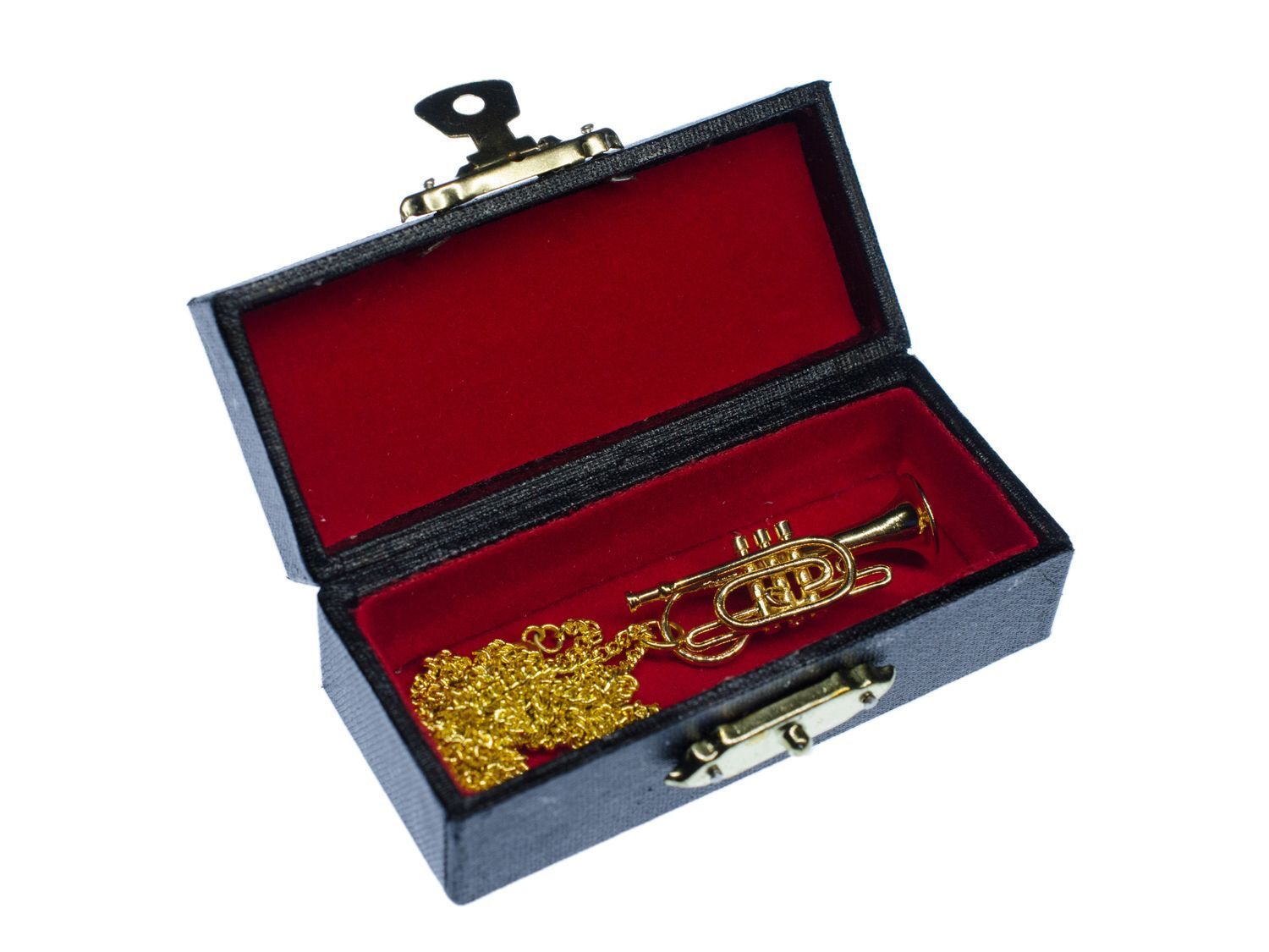 Cornet Necklace 60cm Miniblings Brass Instrument Orche