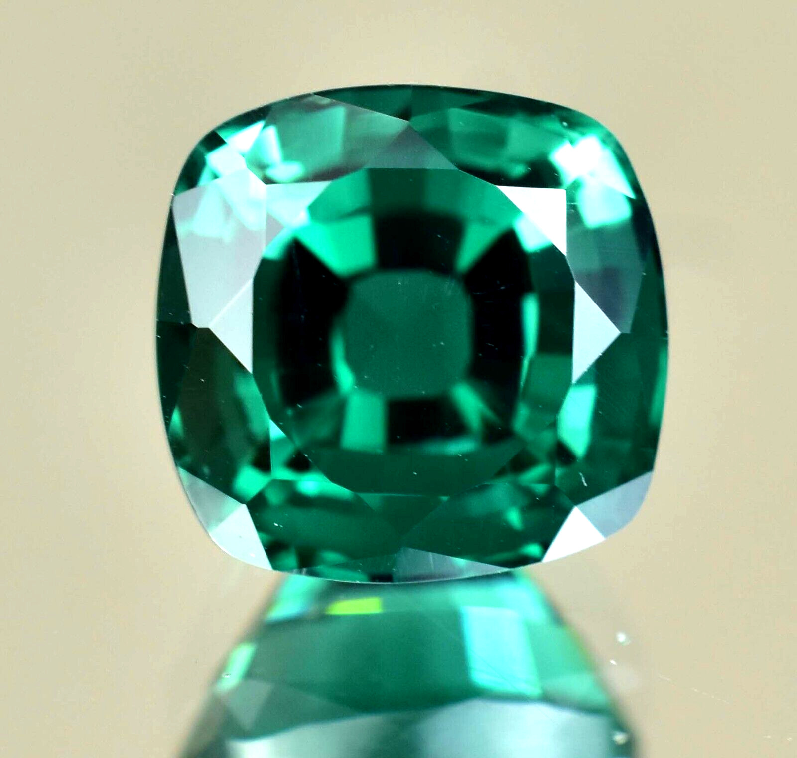 Natural Green Emerald 12.00 Ct Cushion Cut AGL Certified Stunning Loose Gemstone