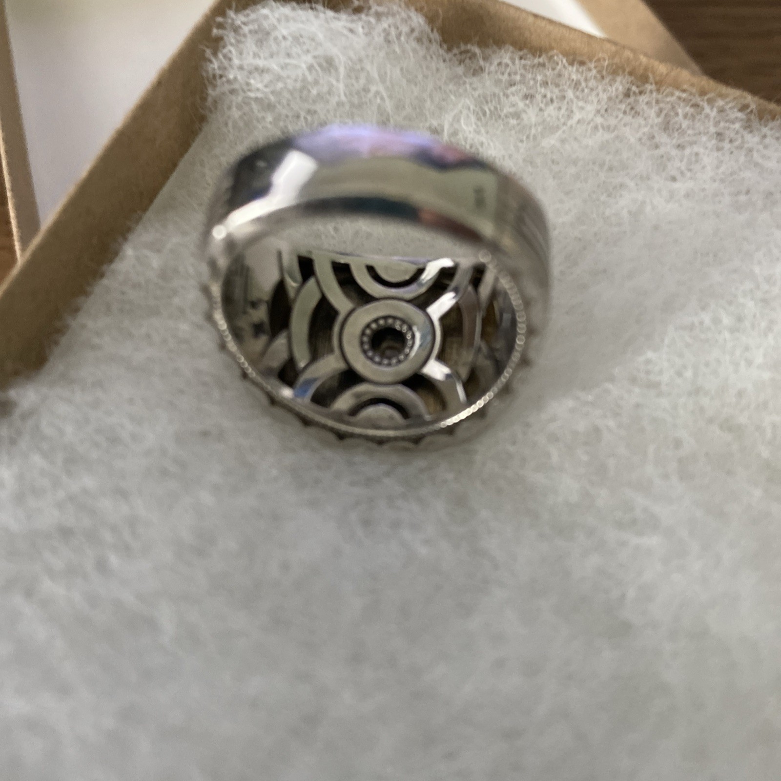 NEW TACORI Legend Signet Ring Stamped TACORI & 925 Men’s 9-9 1/2