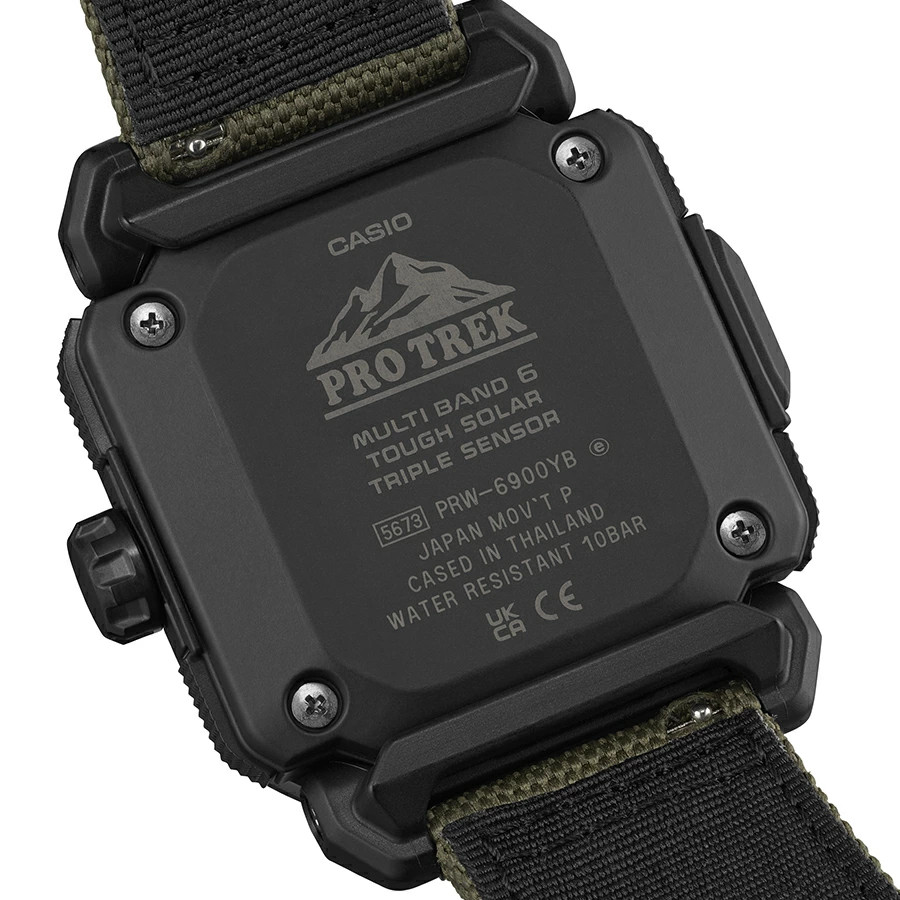 Casio PRO TREK PRW-6900YB-3JF Atomic Solar CORDURA Cloth Band JDM