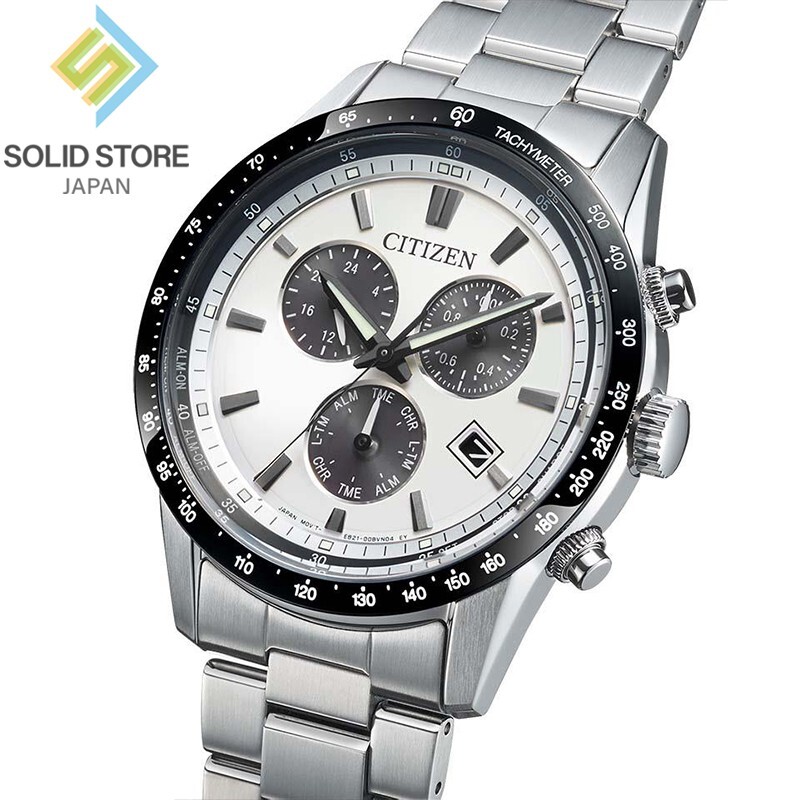 CITIZEN COLLECTION BL5614-59A Chronograph Eco-Drive Solar Watch 39.5mm PANDA