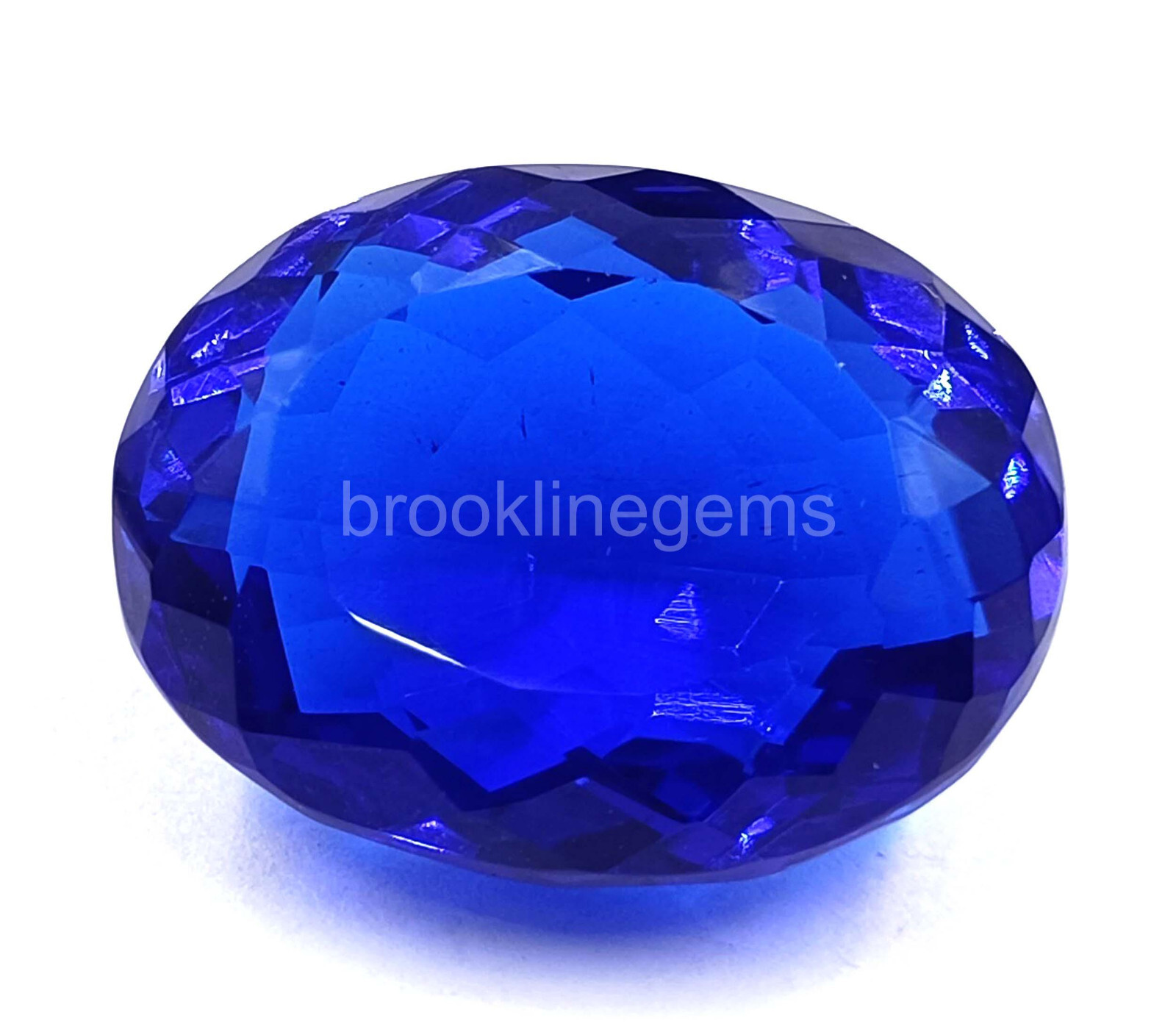 Natural Blue Sapphire 88.40 Ct Oval Cut Certified Loose Gemstone 5ARU
